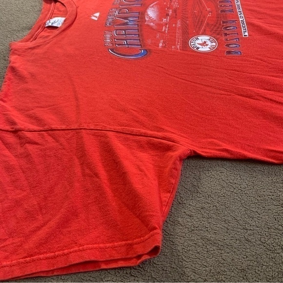 2007 BOSTON RED SOX WORLD SERIES CHAMPIONS MAJESTIC 2XL T-SHIRT - Picture 10 of 13